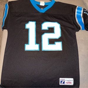 Vintage Logo7 Carolina Panthers Jersey